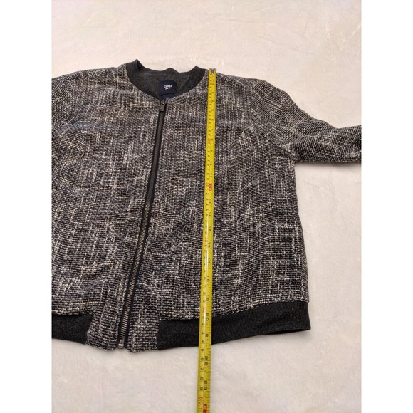GAP Tweed Jacket Size Small Black White  Gray Preppy Chic Workwear Blazer - Picture 7 of 12